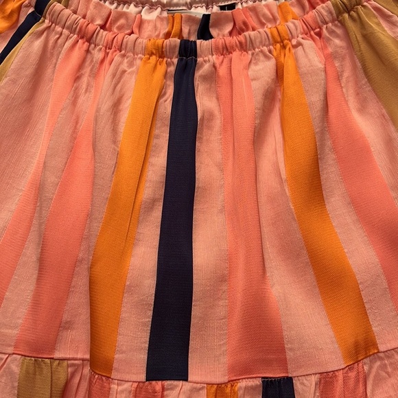 Trina Turk Womens Pink Orange Cabana Stripe Mini Dress Size 8 Like New - Picture 9 of 9